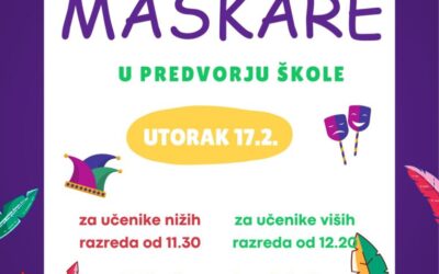 MaŠkArE, mAšKaRe VeSeLi Je dAn…
